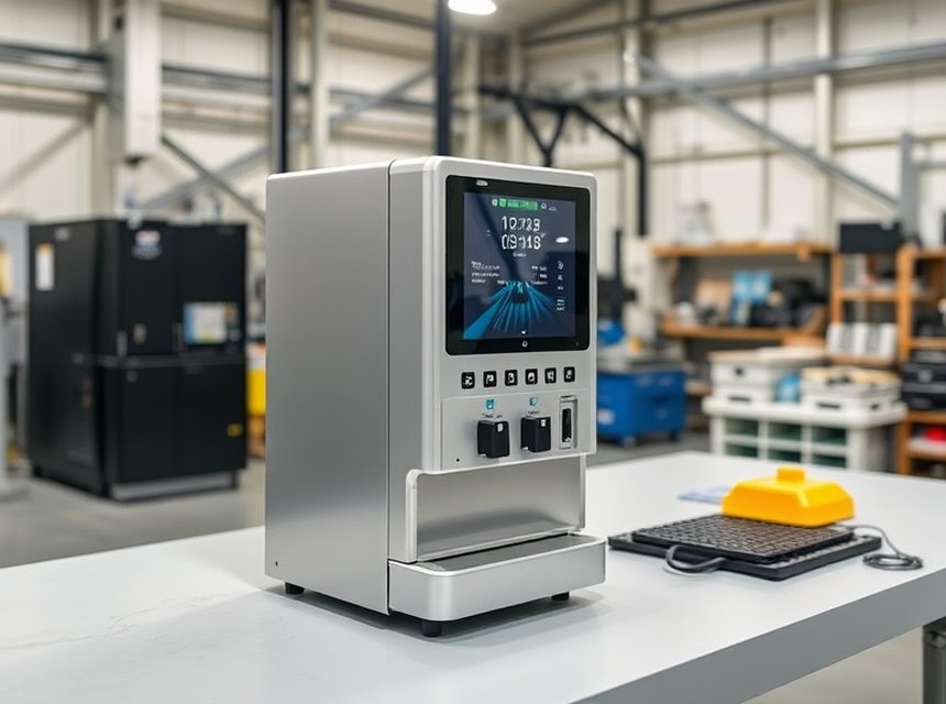 設置を待つ完成した機器